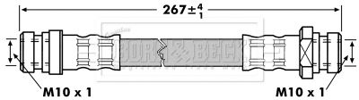 BORG & BECK Тормозной шланг BBH7002